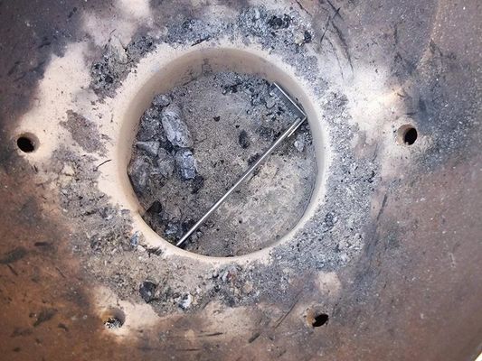 42.5x6cm ملحقات شوايات Kamado من الفولاذ المقاوم للصدأ أداة الرماد