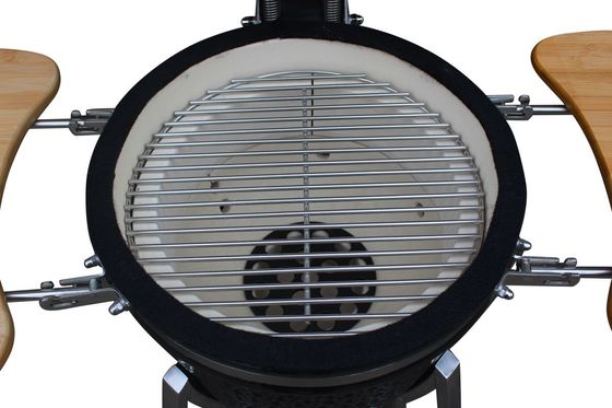 لون أسود لامع 39 سم 15 بوصة Kamado Grill أدوات المطبخ والفحم